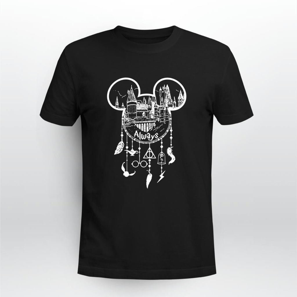 Always Mickey Head Harry Potter Hogwarts Dreamcatcher All Disney Shirt, Classic Style T-Shirt, Premium Shirt
