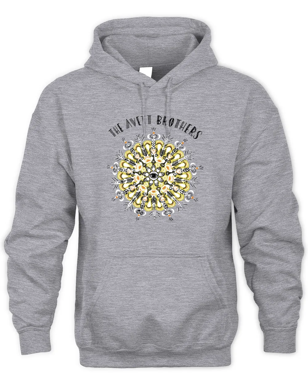 Avett Brothers Merch Mandala Hoodie, Premium Hoodie, Fan Hoodie