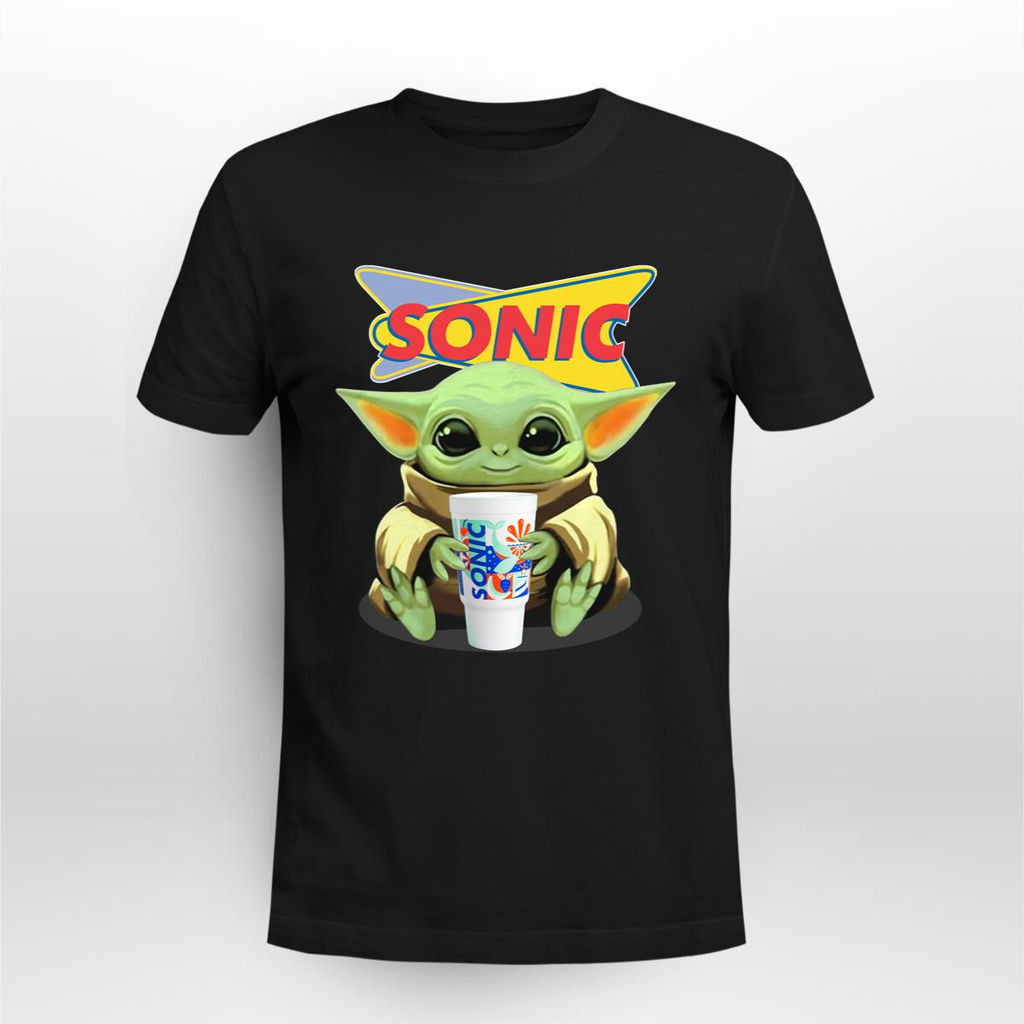Baby Yoda Hug Sonic Drive In Shirt, Classic Style T-Shirt, Premium Shirt