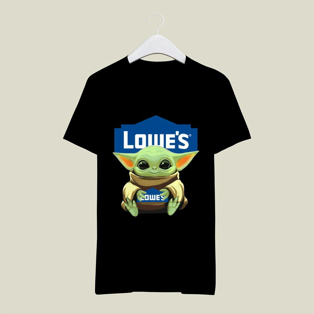 Baby Yoda Hugging Lowes Shirt, Classic Style T-Shirt, Premium Shirt