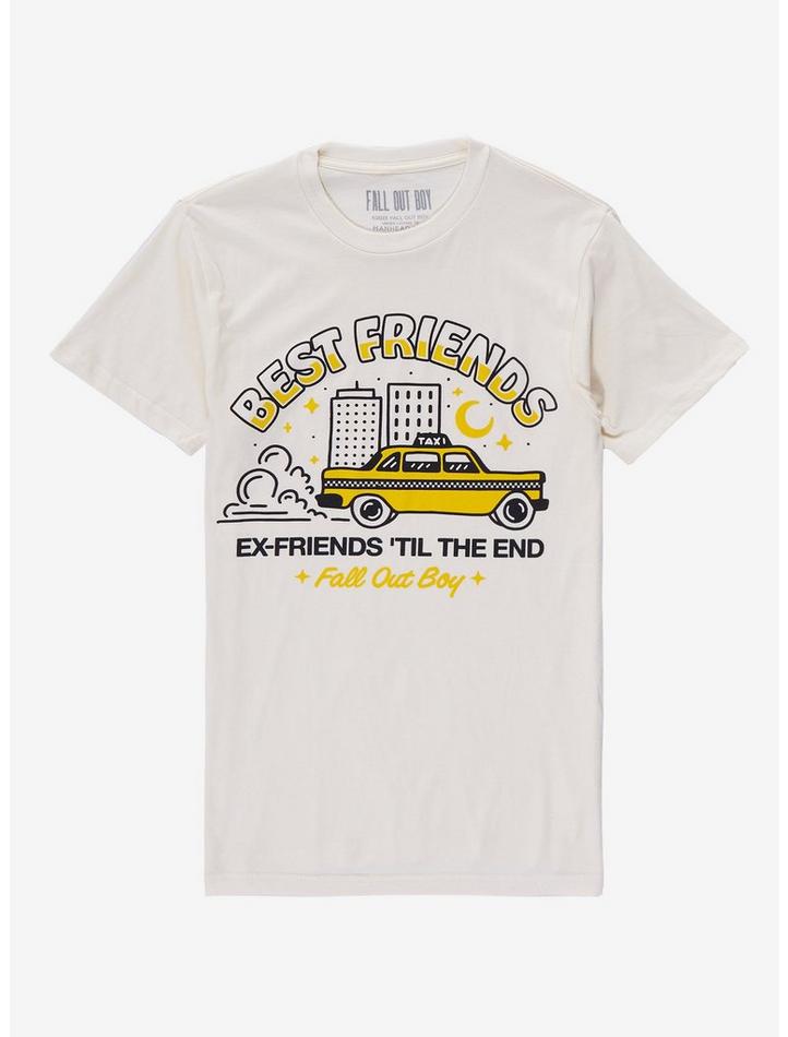 Fall Out Boy Bang The Doldrums Boyfriend Fit Girls Premium Tee, Classic Style T-Shirt