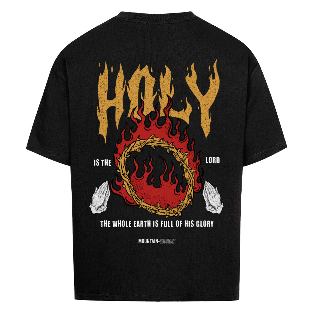 Holy Fire Streetwear Premium Oversized Shirt, Unisex Backprint