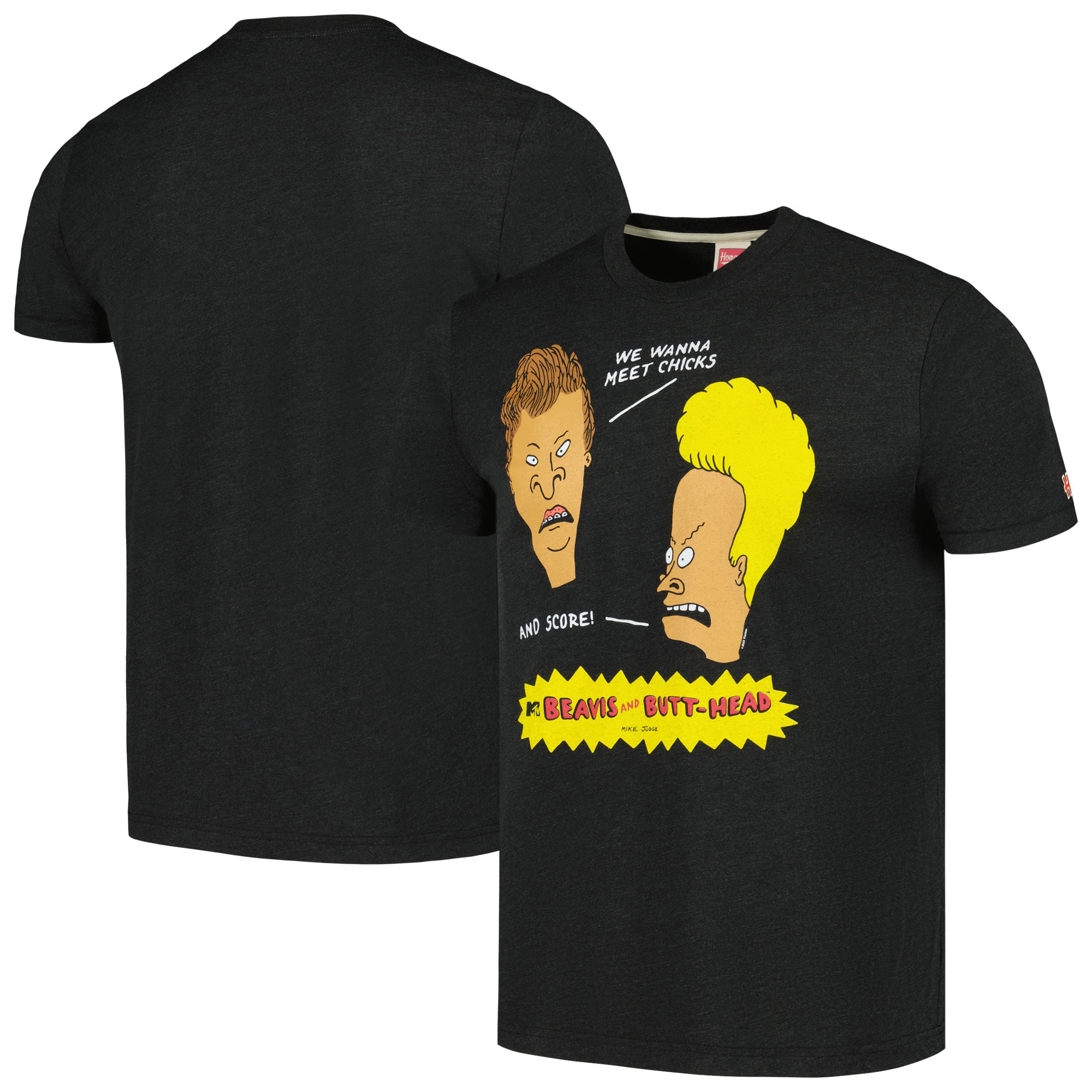 Homage Beavis And Butt-Head Tri-Blend Shirt, Classic Style T-Shirt, Premium Shirt
