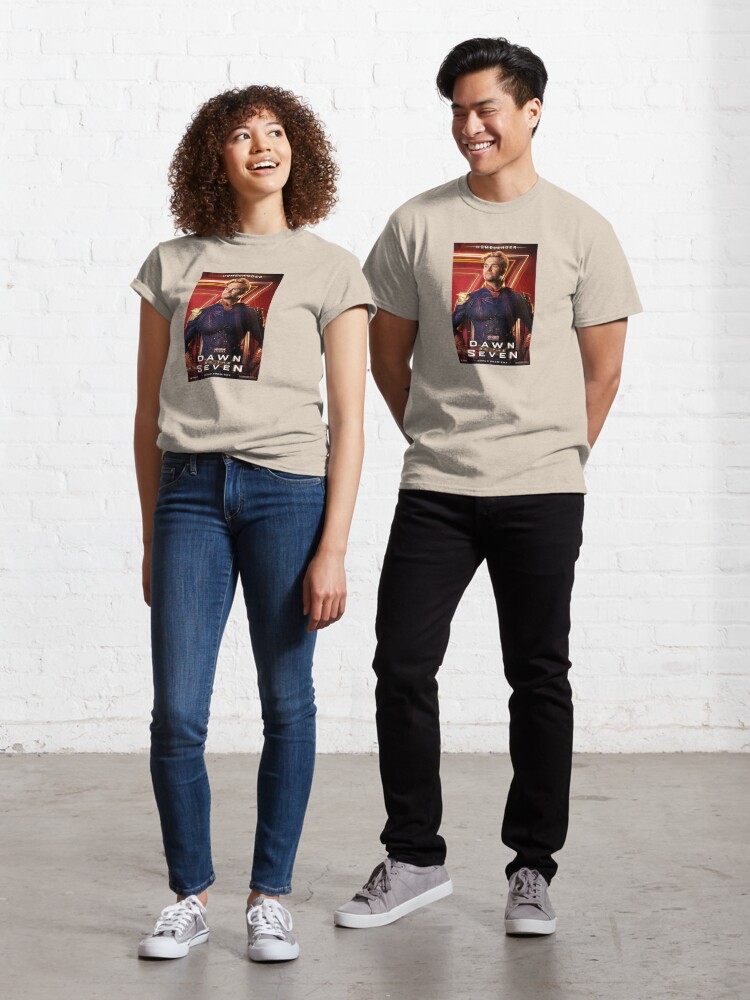 Homelander Dawn Of The Seven Movie Poster - The Boys Classic T-Shirt The Boys Tv Show Tee