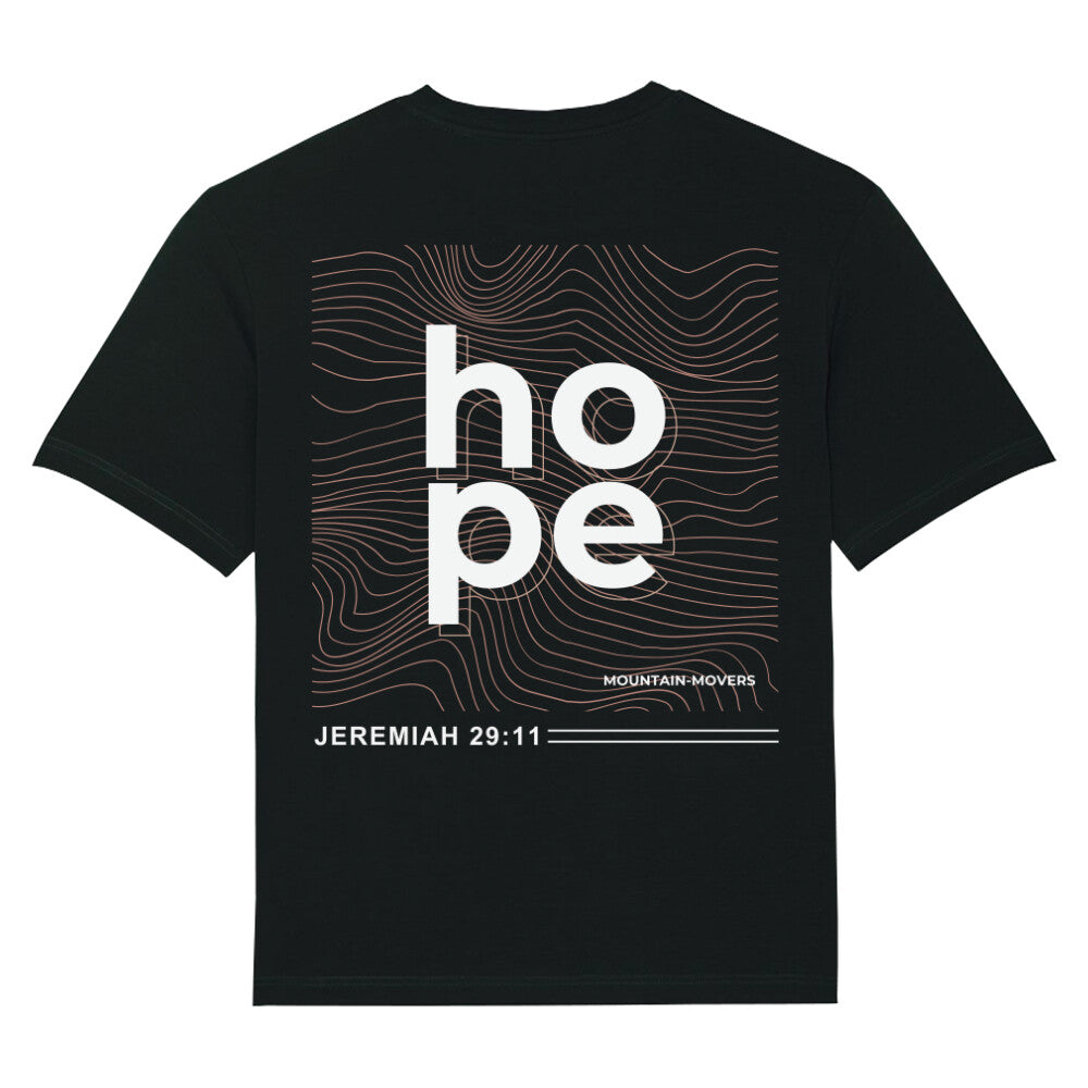 Hope Jeremiah 29:11 Oversized Shirt, Unisex Backprint