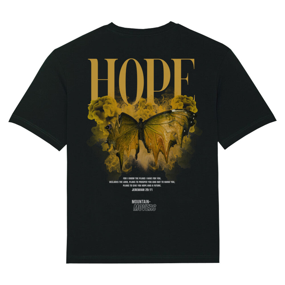Hope Streetwear Oversized Shirt, Unisex Backprint