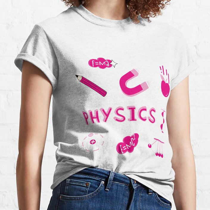 Hot Pink Physics Subject Pack Classic T-Shirt