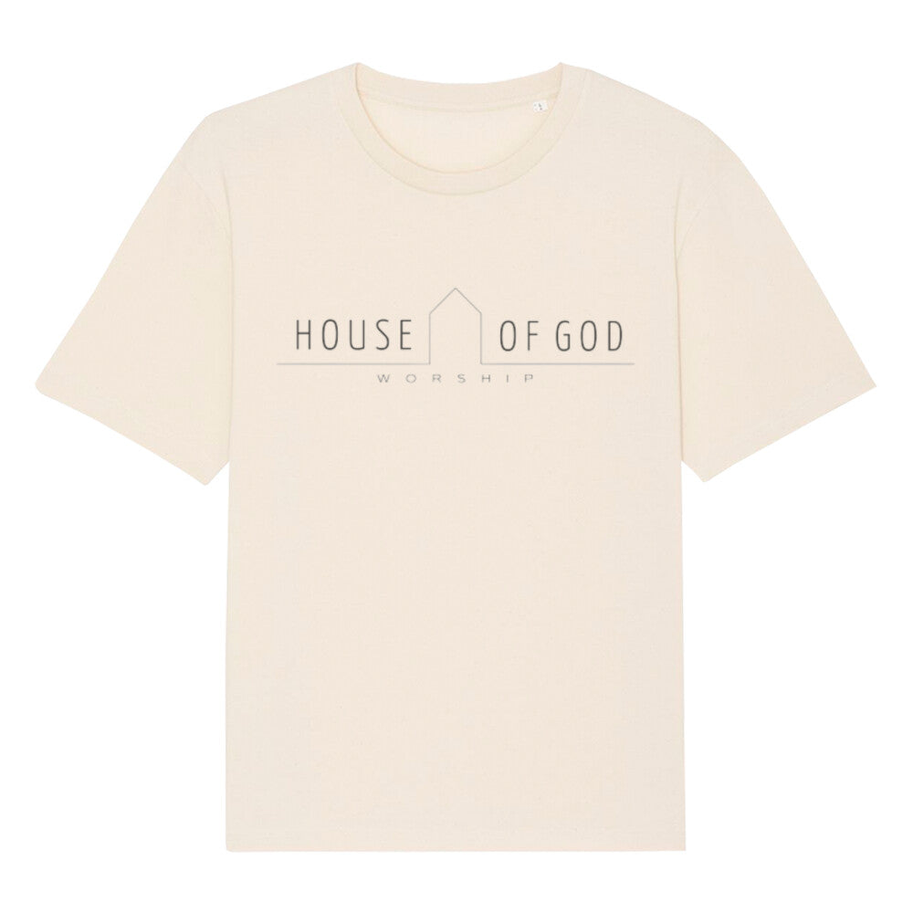 House Of God Oversized Shirt, Unisex Backprint