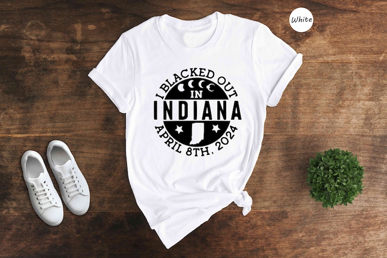 I Blacked Out In Indiana Shirt, Total Solar Shirt, Premium Shirt, Total 2024 Shirt