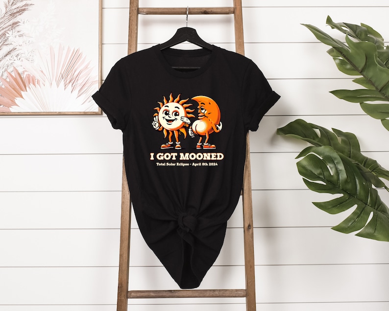 I Got Mooned Solar Eclipse Shirt, Solar Eclipse Shirts, Total Solar Shirt, Premium Shirt, Total 2024 Shirt