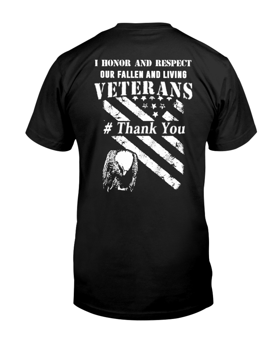 I Honor And Respect American Veteran Premium Tee, Classic Style T-Shirt