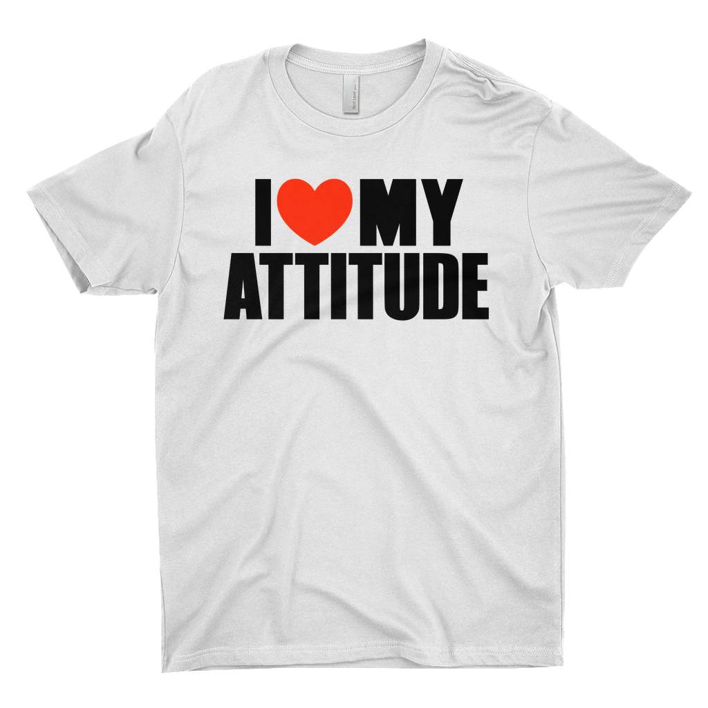 I Love My Attitude Worn By Shirt, Classic Style T-Shirts, Premium New Shirt
