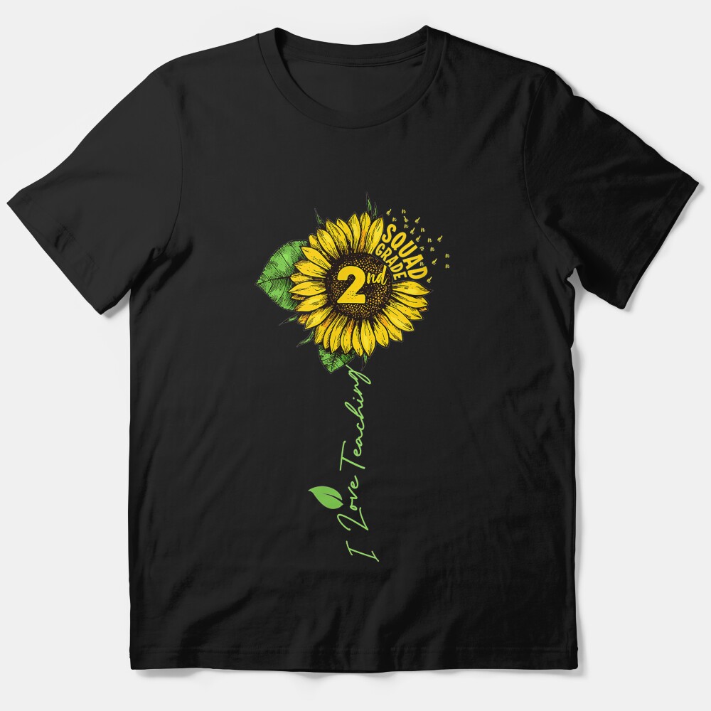 I Love Teaching Squad 2Nd Grade Gift Second Grade Teacher Essential T-Shirt