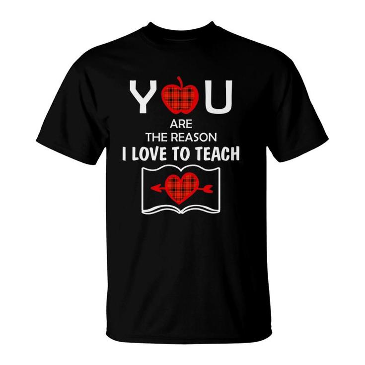 I Love To Teach Positive Message Motivational Teacher T-Shirt