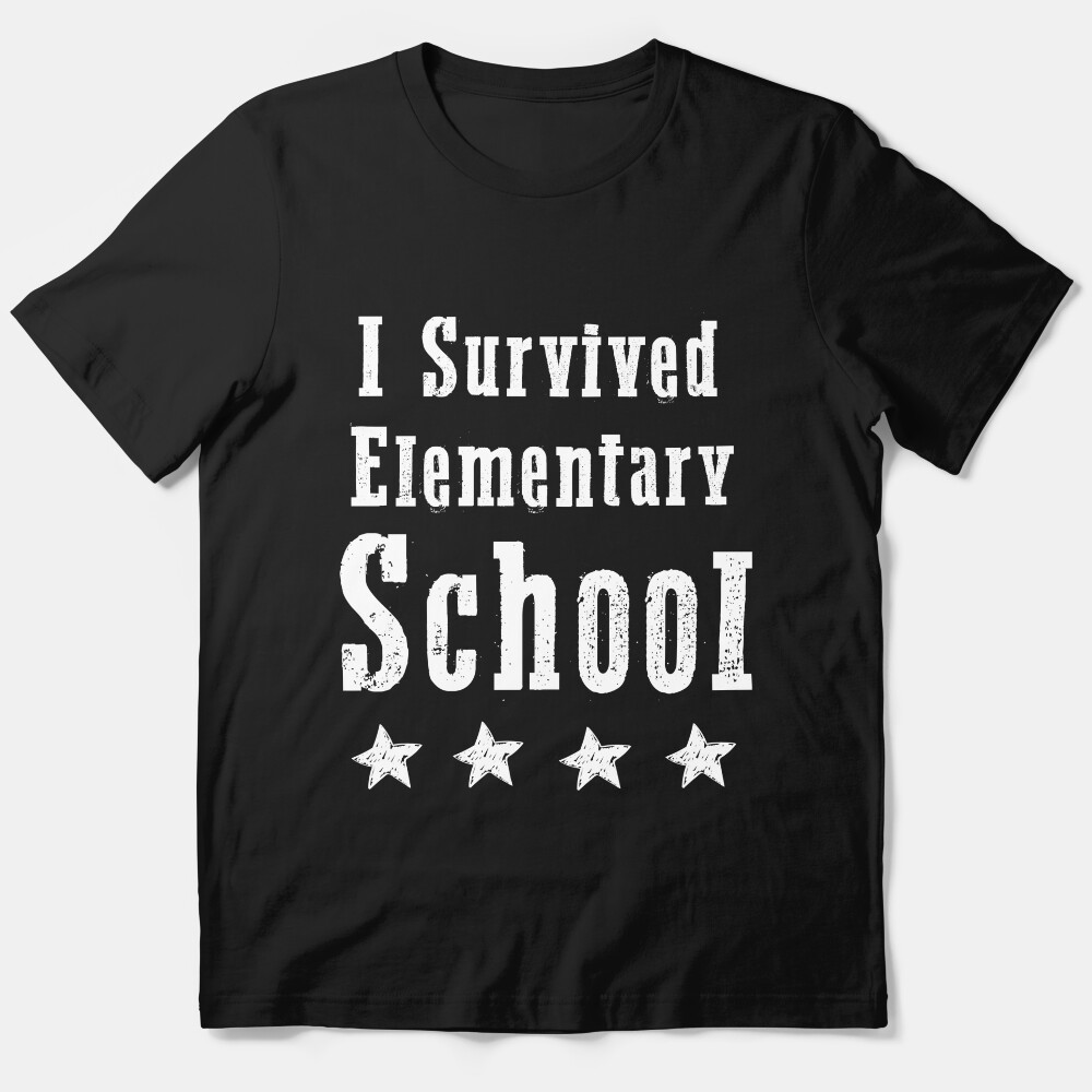 I Survived Elementary School Funny Graduation Essential T-Shirt