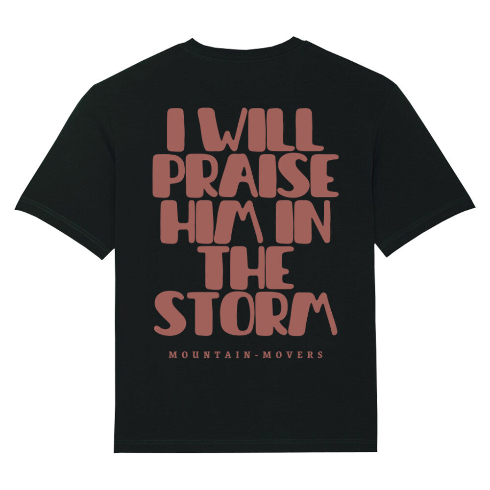 I Will Praise Him Oversized Shirt, Unisex Backprint