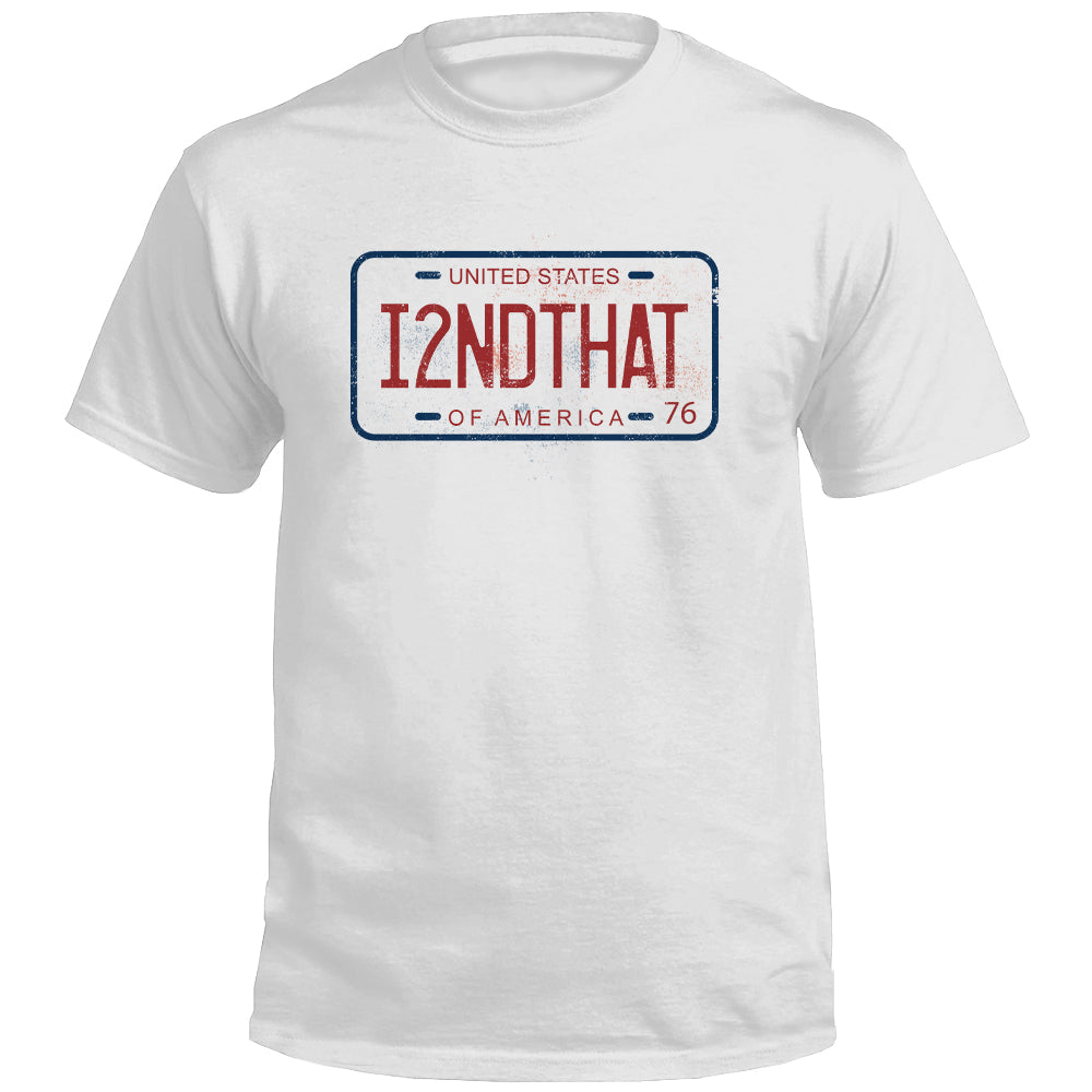 I2Ndthat License Plate Shirt, Premium Shirt