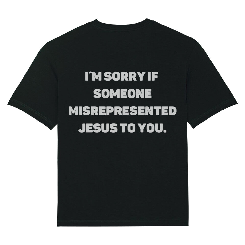 Im Sorry X Bible Oversized Shirt, Unisex Backprint