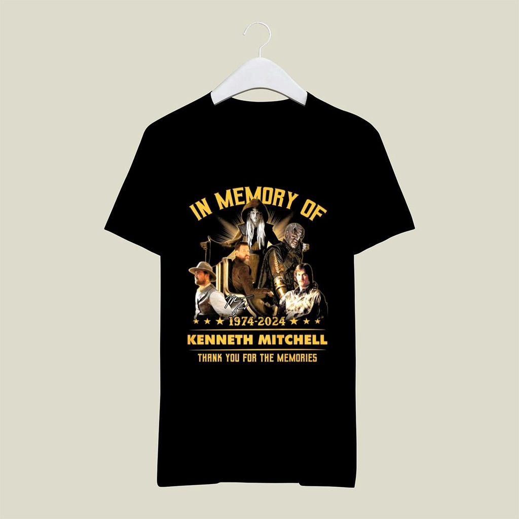 In Memory Of 1974 2024 Kenneth Mitchell Thank You For The Memories Shirt, Classic Style T-Shirt, Premium Shirt