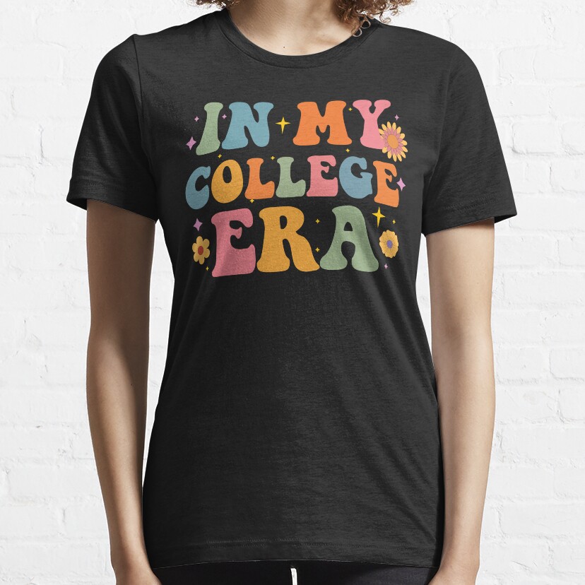 In My College Era Groovy Kindergarten Back To School Essential T-Shirt