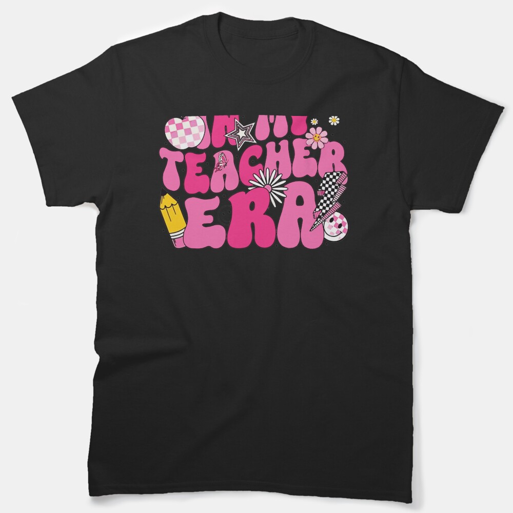 In My Teacher Era First Day Of School Back To School Retro Classic T-Shirt
