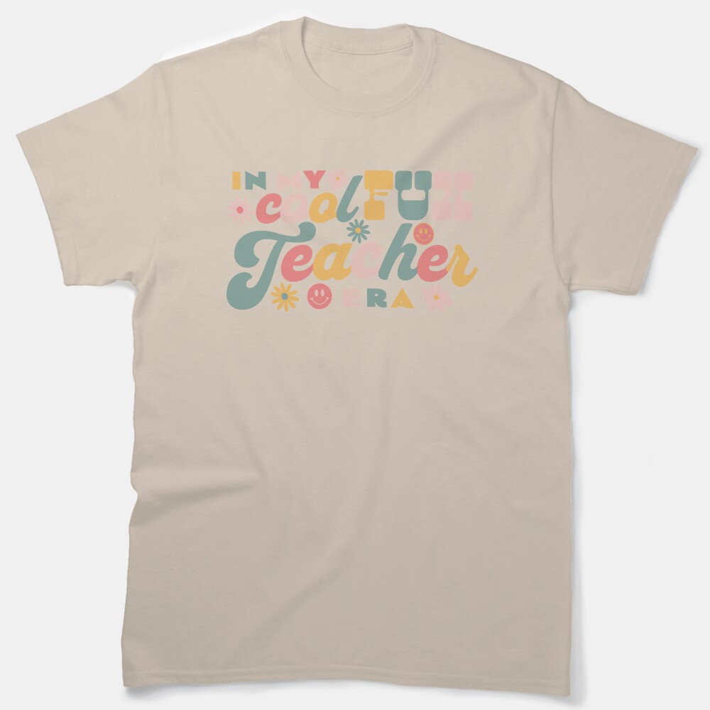 In My Teacher Era - Groovy Fun Retro Back To School Classic T-Shirt