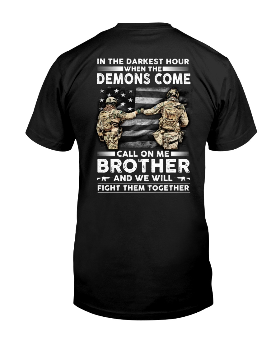 In The Darkness Hour American Veteran Premium Tee, Classic Style T-Shirt