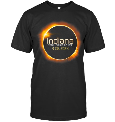 Indiana Solar Eclipse 2024 America Totality, Total Solar Shirt, Premium Shirt, Total 2024 Shirt