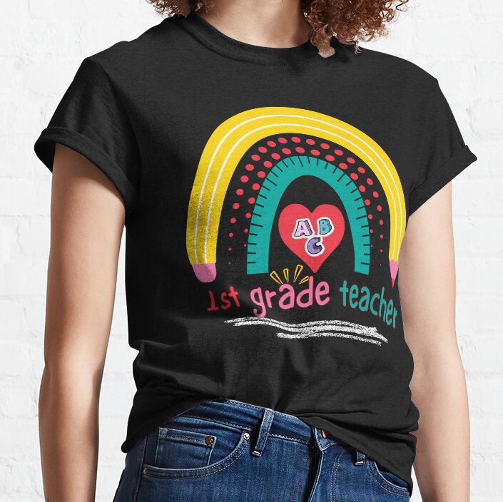 Inspiring 1St Grade Teacher Classic Tshirt Classic T-Shirt