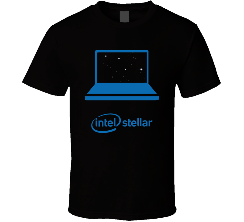 Intel Stellar Interstellar Movie Parody T Shirt, Classic Style T-Shirt, Premium Shirt