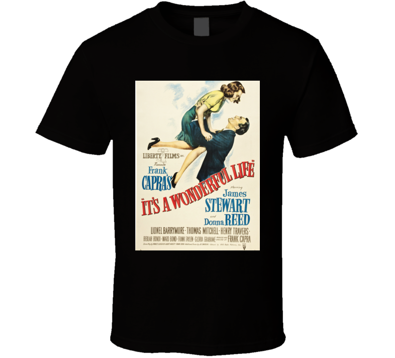 It A Wonderful Life Best Retro Movie Poster Old School Vintage Antique Unique Gift T Shirt, Classic Style T-Shirt, Premium Shirt