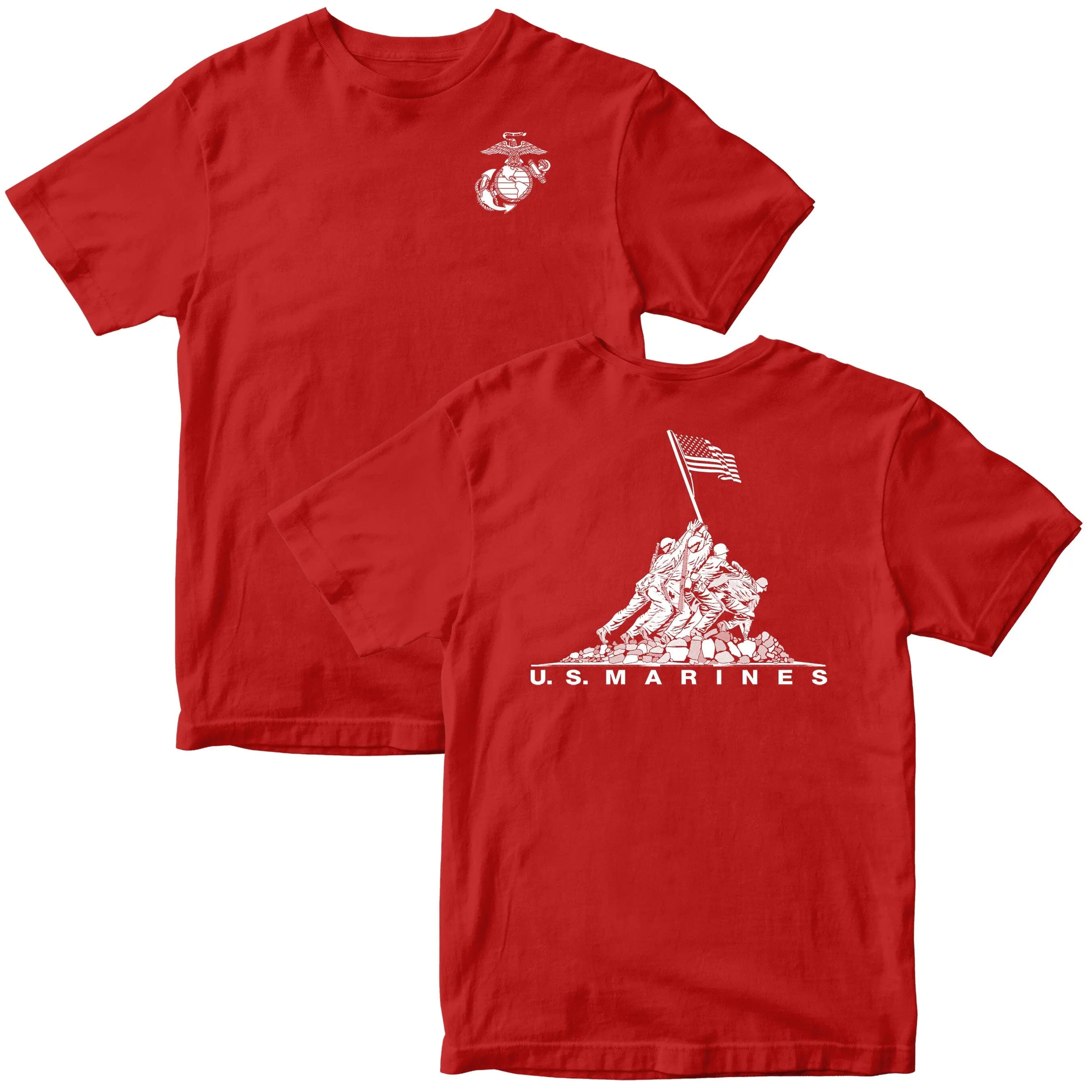 Iwo Jima 2-Sided Tee Premium Shirts, Classic Style T-Shirt