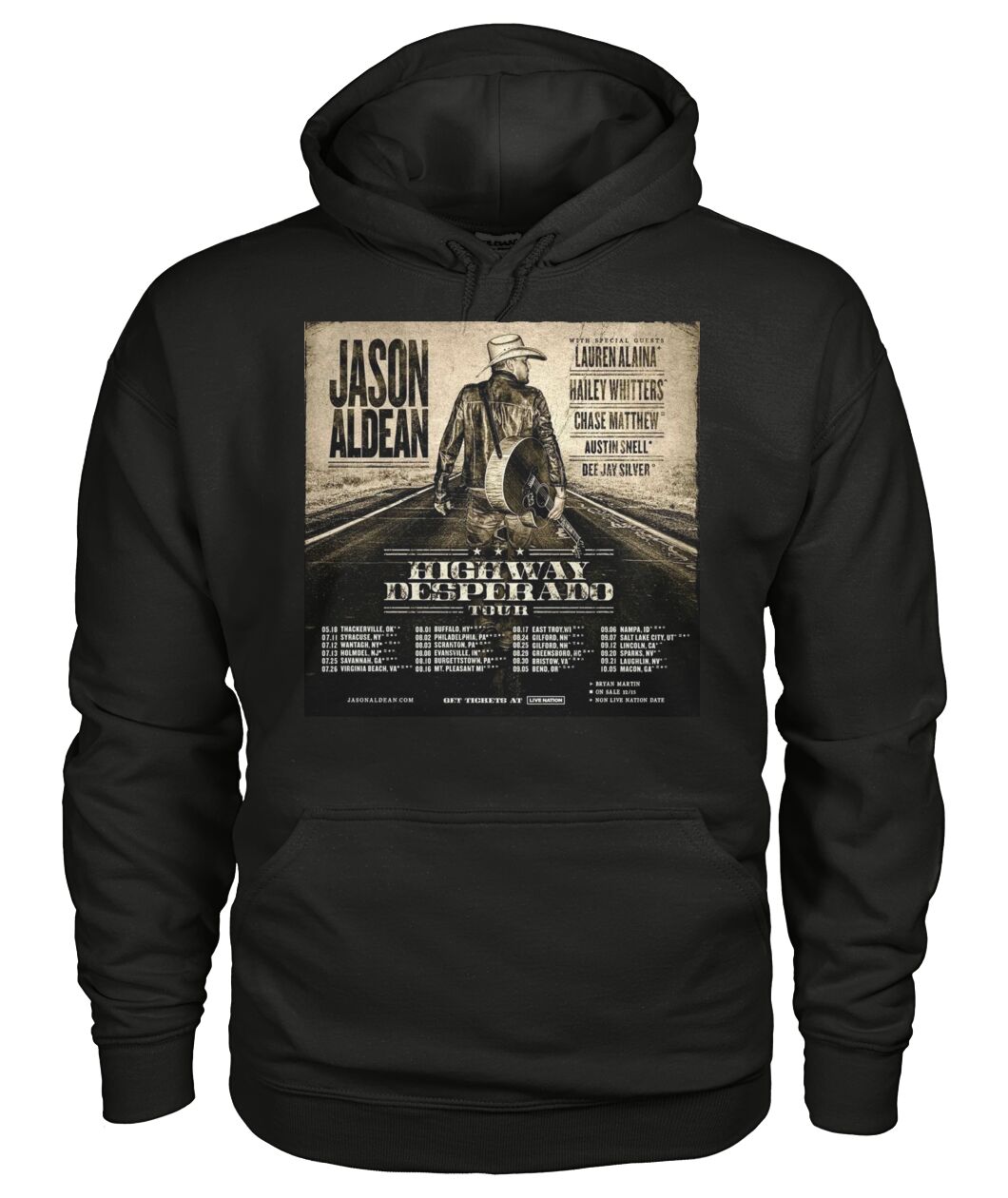 Jason Aldean Highway Desperado Tour 2024 Hoodie, Premium Hoodie, Fan Hoodie