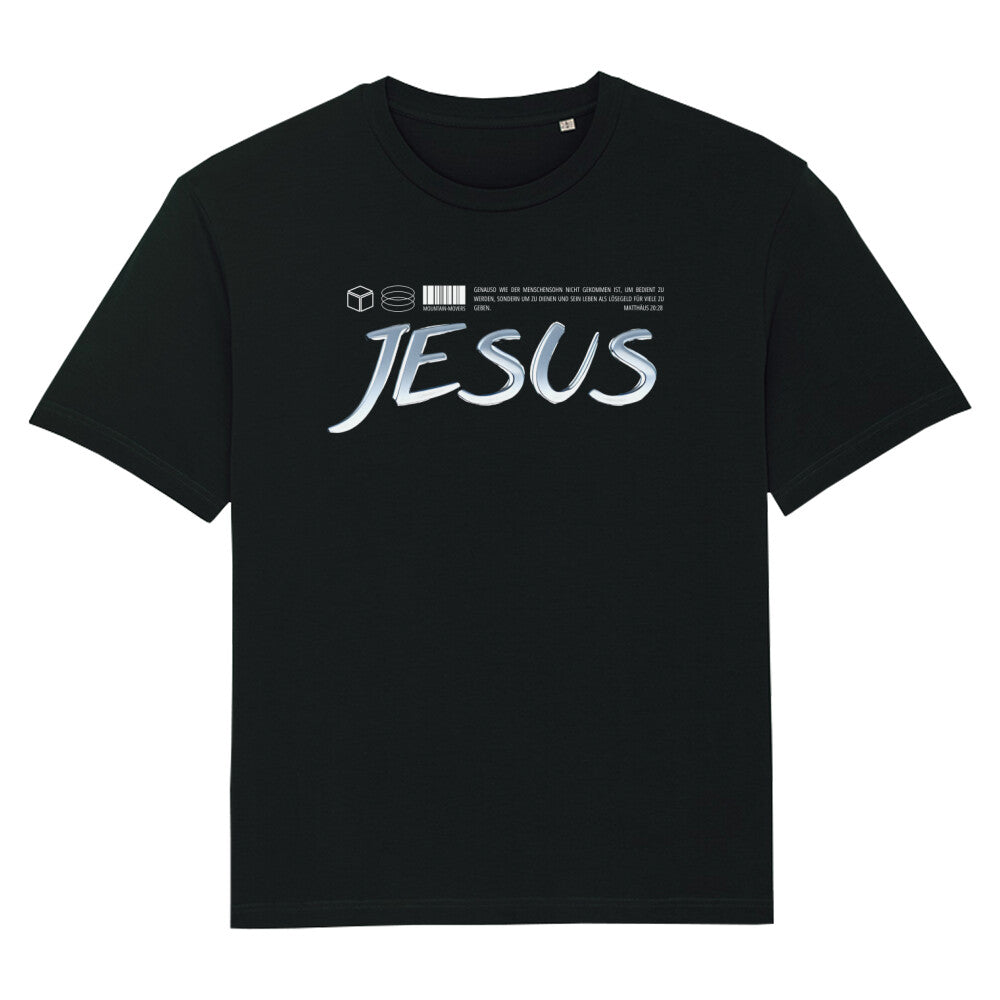 Jesus Chrome Oversized Shirt, Unisex