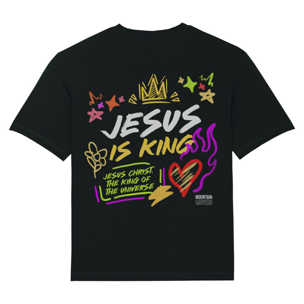 Jesus Is King Oversized Shirt, Unisex Backprint