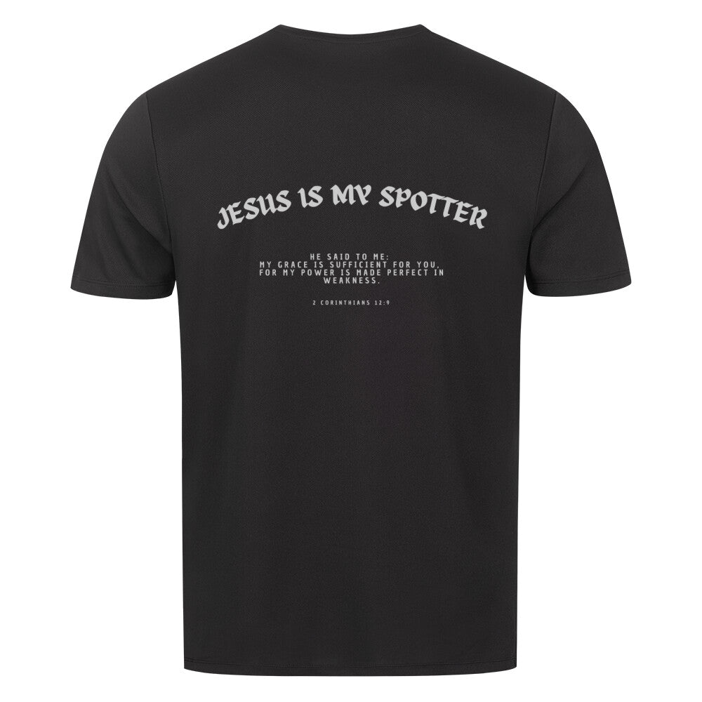 Jesus Is My Spotter Gym Sports Shirt, Unisex