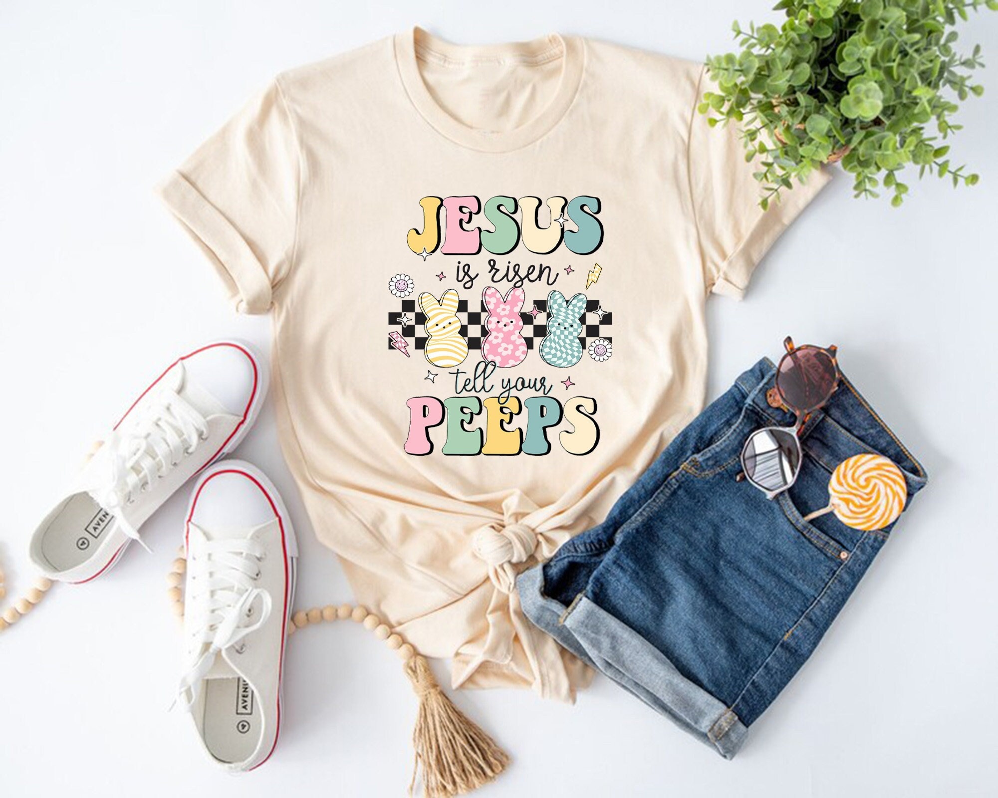 Jesus Is Risen Tell Your Peepsshirt, Easter Shirt For Boy, Easter Shirt For Women, Easter Shirt, Gift Easter