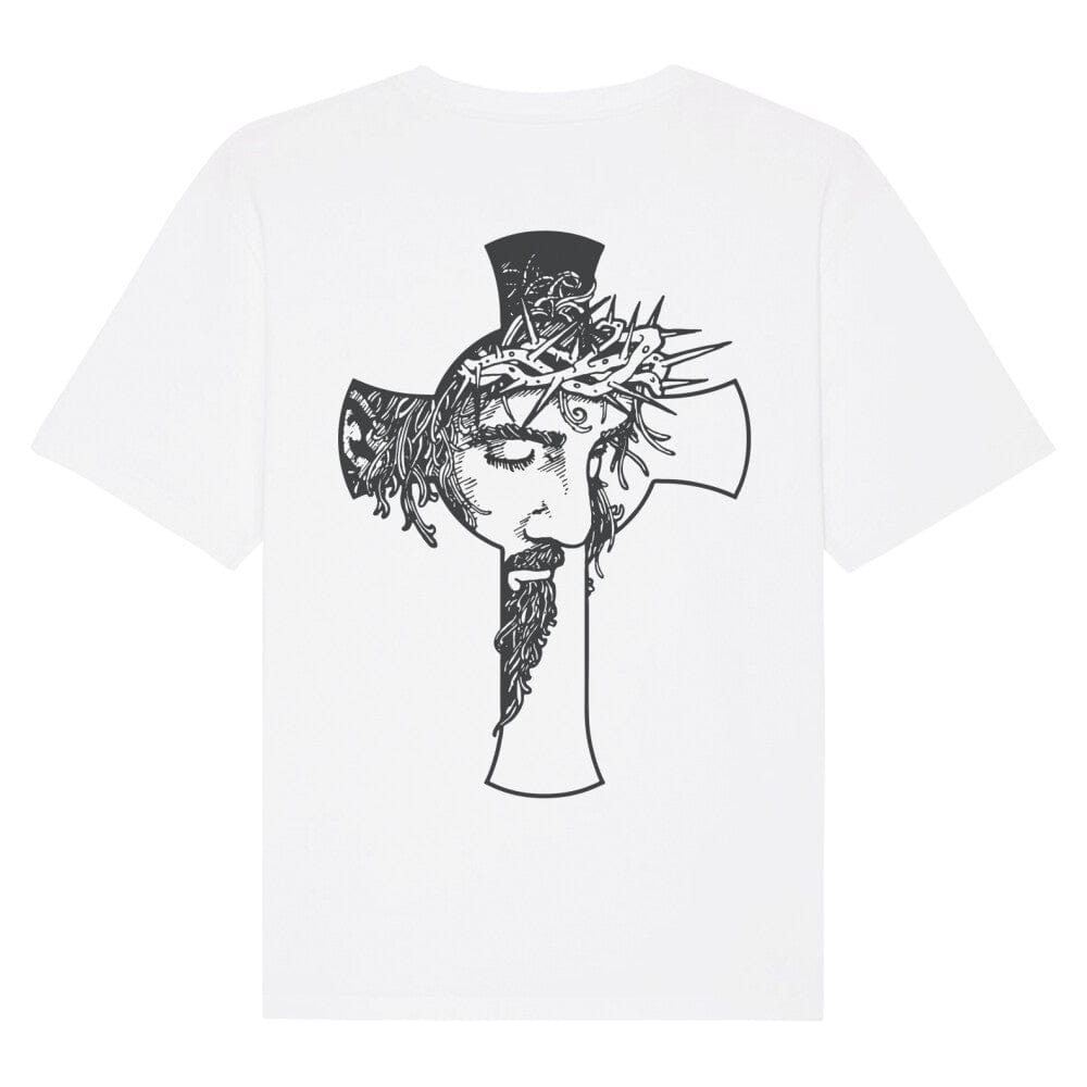 Jesus Oversized Shirt, Unisex Backprint