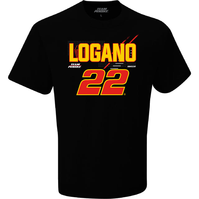 Joey Logano 2024 Name And #22 T-Shirt Black Premium Tee, Classic Style T-Shirt