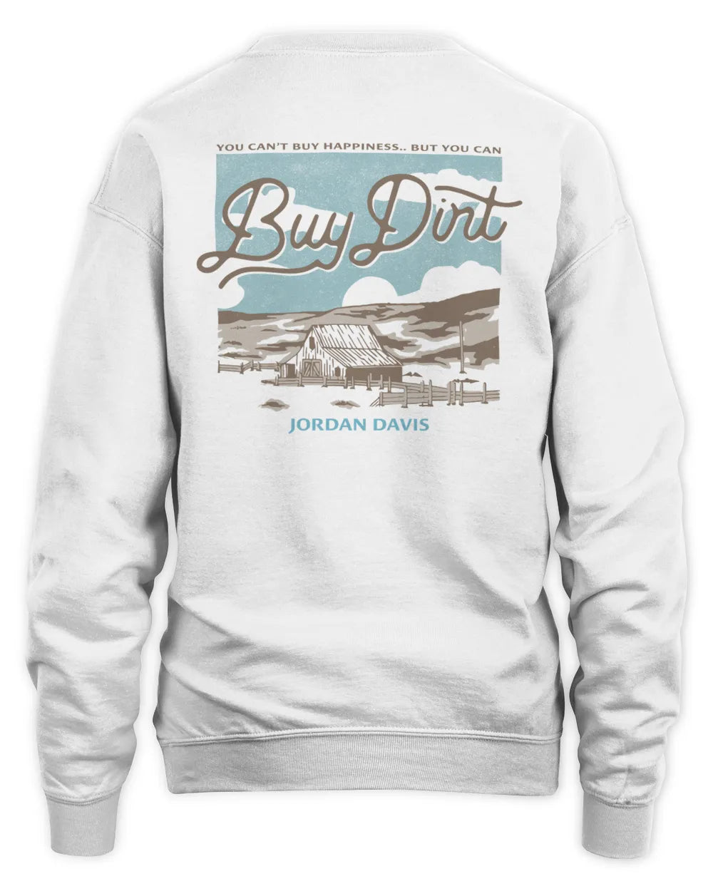 Jordan Davis Merch Ivory Buy Dirt Scenic Sweashirt, Premium Sweashirt, Fan Sweashirt