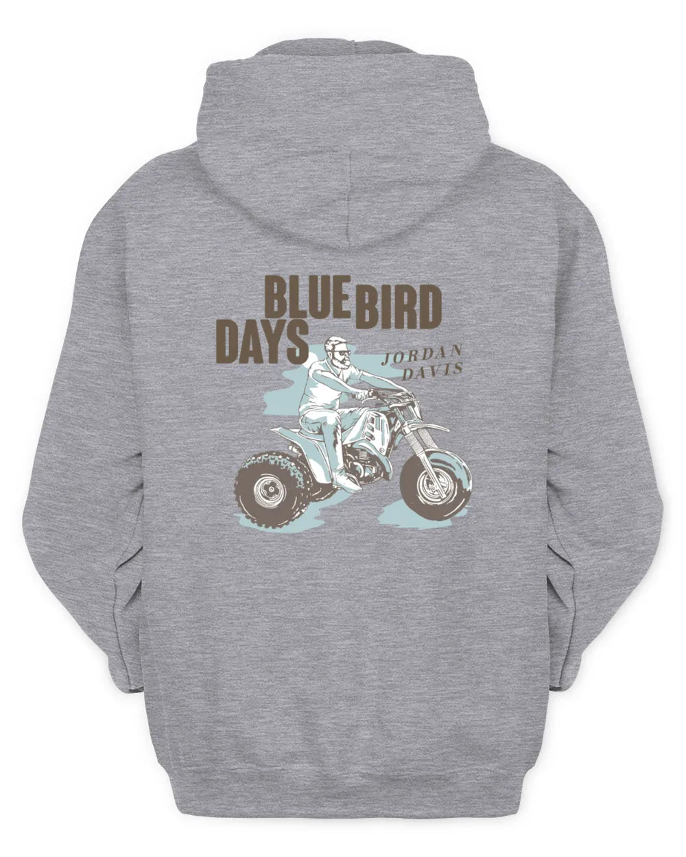Jordan Davis Motorcycle Gray Sweathoodie Hoodie, Premium Hoodie, Fan Hoodie