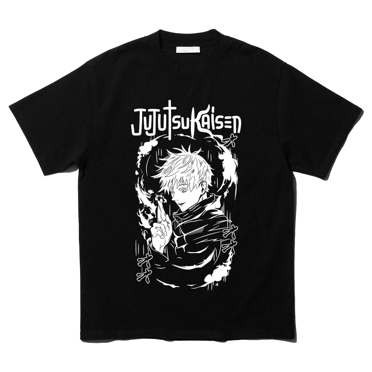Jujutsu Shirt, Jujutsu Kaisen Gojo Graphic T Shirt Japan Anime T-Shirts, Premium Shirt