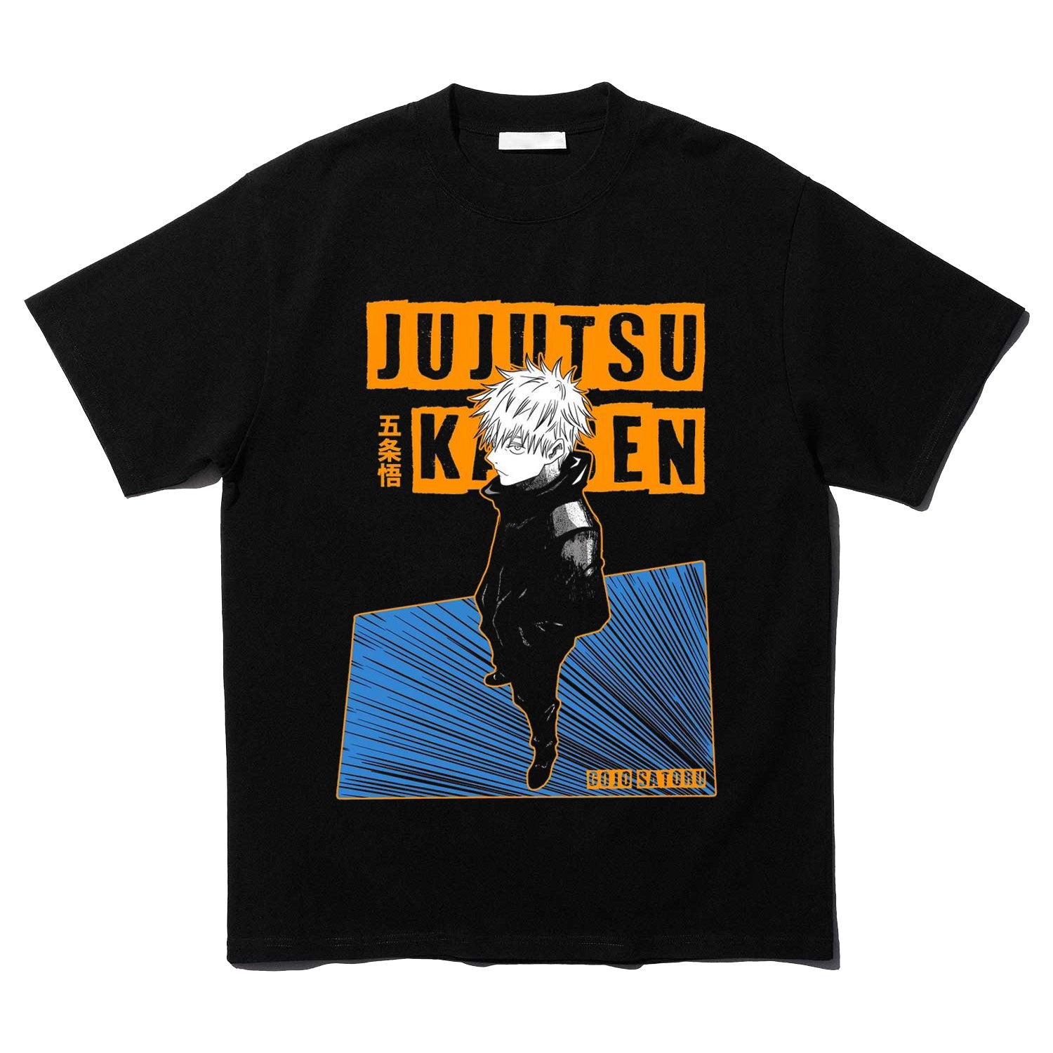 Jujutsu Shirt, Jujutsu Kaisen Gojo Satoru Graphic Tee Shirt Japanese Anime T-Shirts