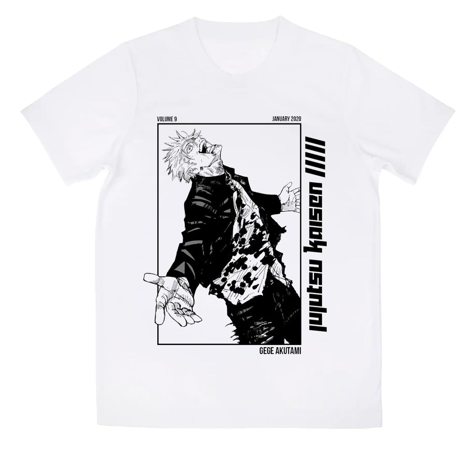 Jujutsu Shirt, Jujutsu Kaisen Gojo Satoru T Shirt Japan Anime Graphic Tees Shirts