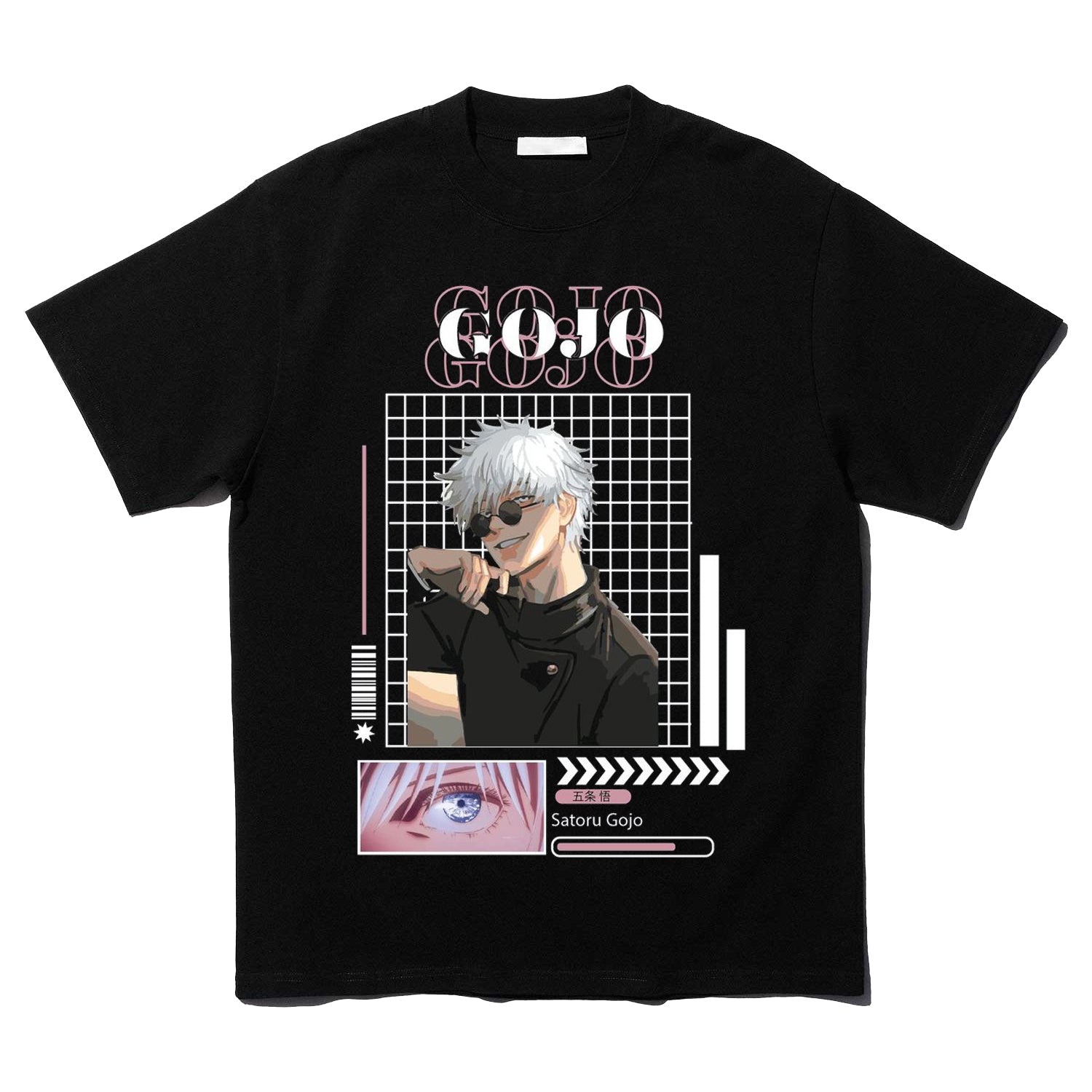 Jujutsu Shirt, Jujutsu Kaisen T Shirt Japanese Anime T-Shirts Gojo Satoru Graphic Tees