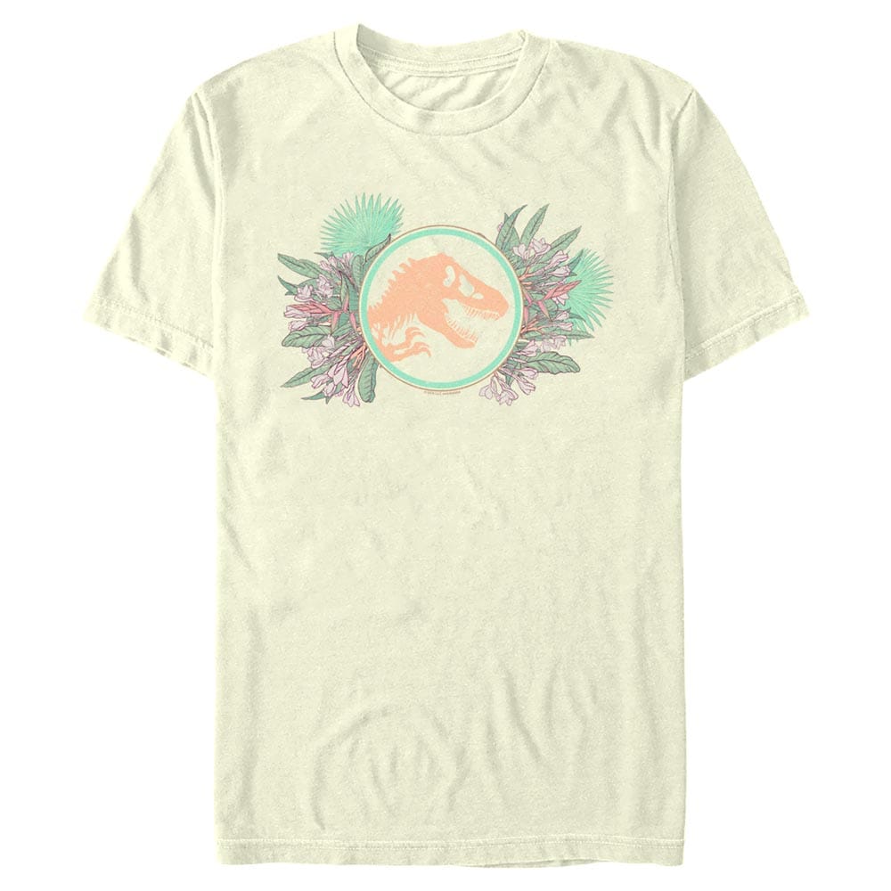 Jurassic World Floral Burst Graphic Shirt, Classic Style T-Shirt, Premium New Shirt