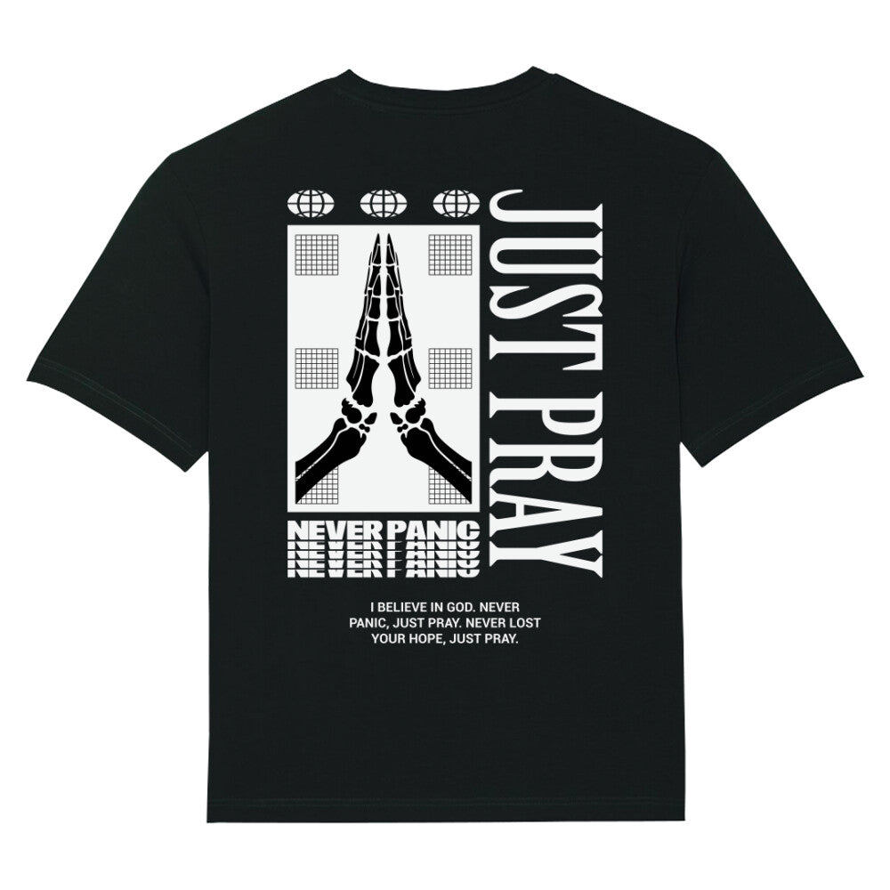 Just Pray Oversized Shirt, Unisex Backprint