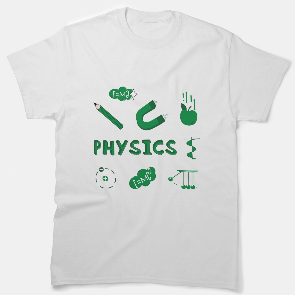 Kelly Green Physics Subject Pack Classic T-Shirt