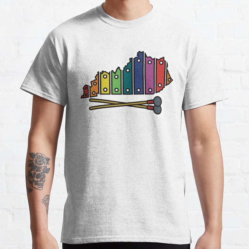 Kentucky Rainbow Xylophone Classic T-Shirt