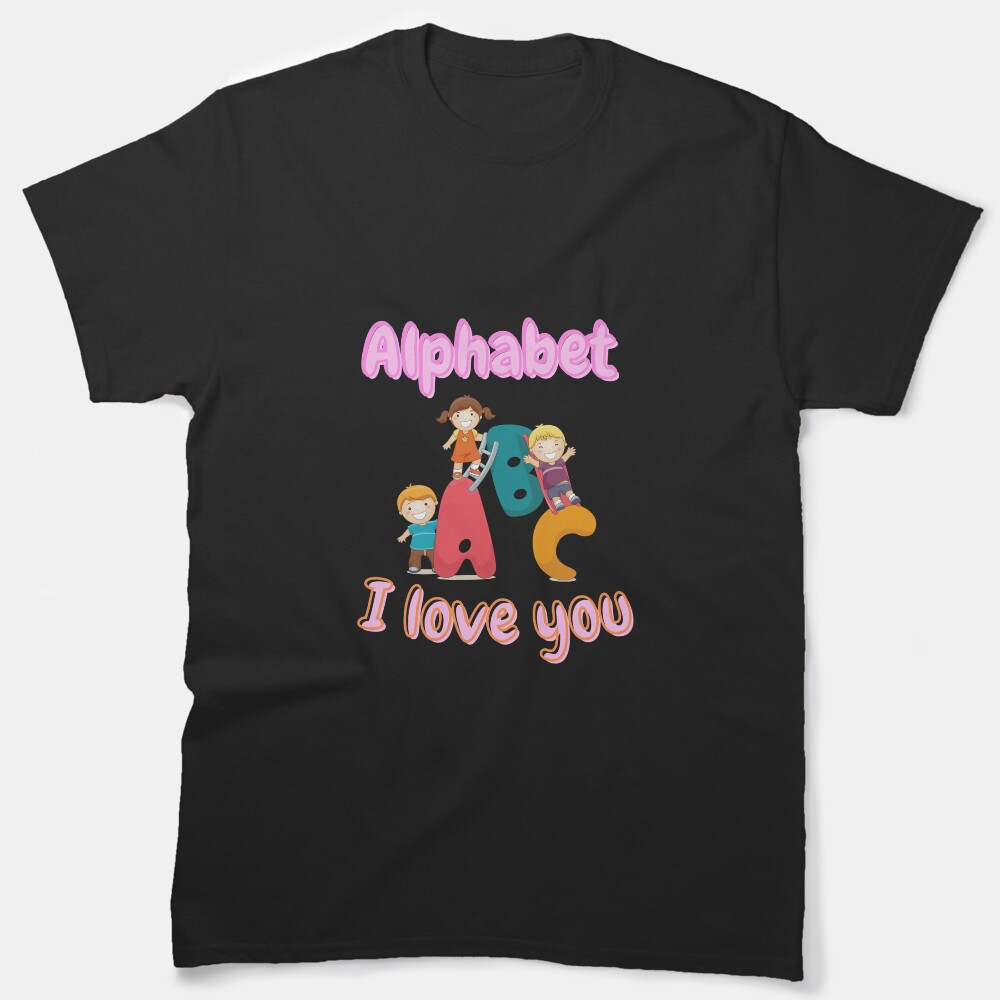 Kids Love Alphabet Abc I Love You Classic Classic T-Shirt
